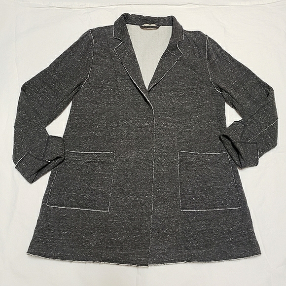 Eileen Fisher Sweatshirt Blazer Jacket Sz.S - Picture 2 of 13